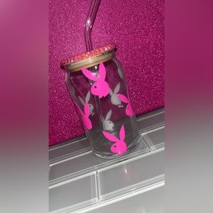 Playboy glass cup